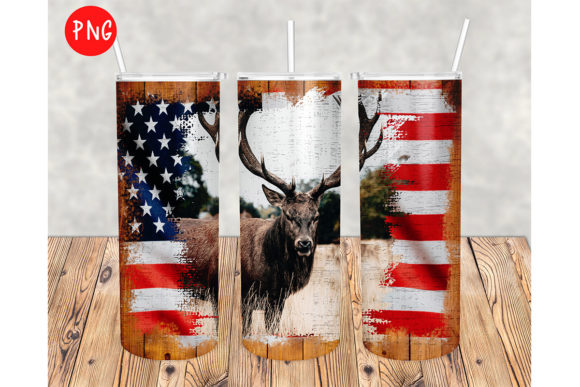 20oz Skinny Tumbler, American Hunting