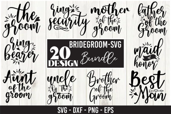 Bridegroom Svg Bundle