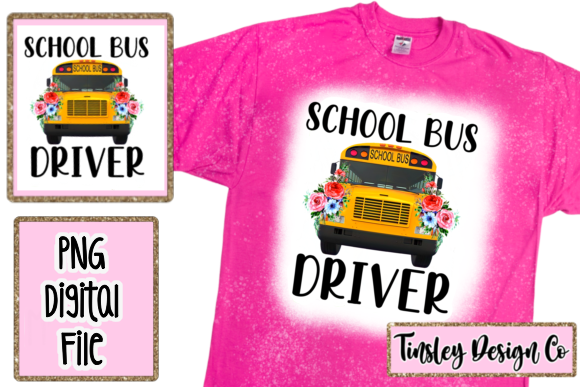 Bus Driver Embroidery Design