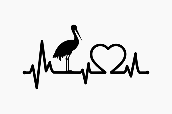 Crane Bird Heartbeat