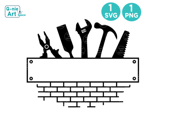 Hardware Tools Split Frame SVG