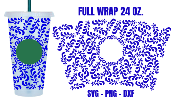 Scandinavian Pattern Starbucks Cup Wrap