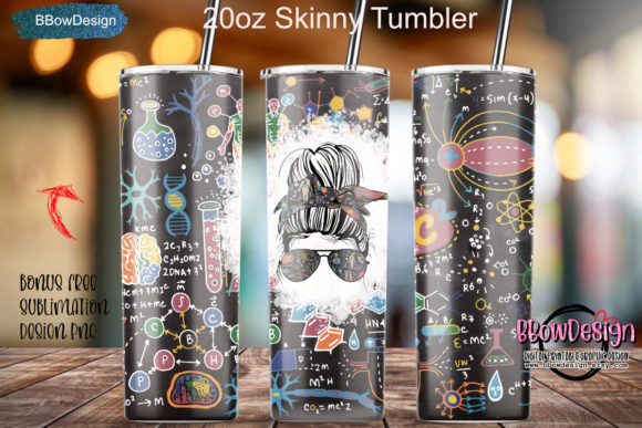 Science Teacher Life 20oz Skinny Tumbler