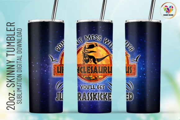 Unclesaurus 20oz Tumbler Wrap